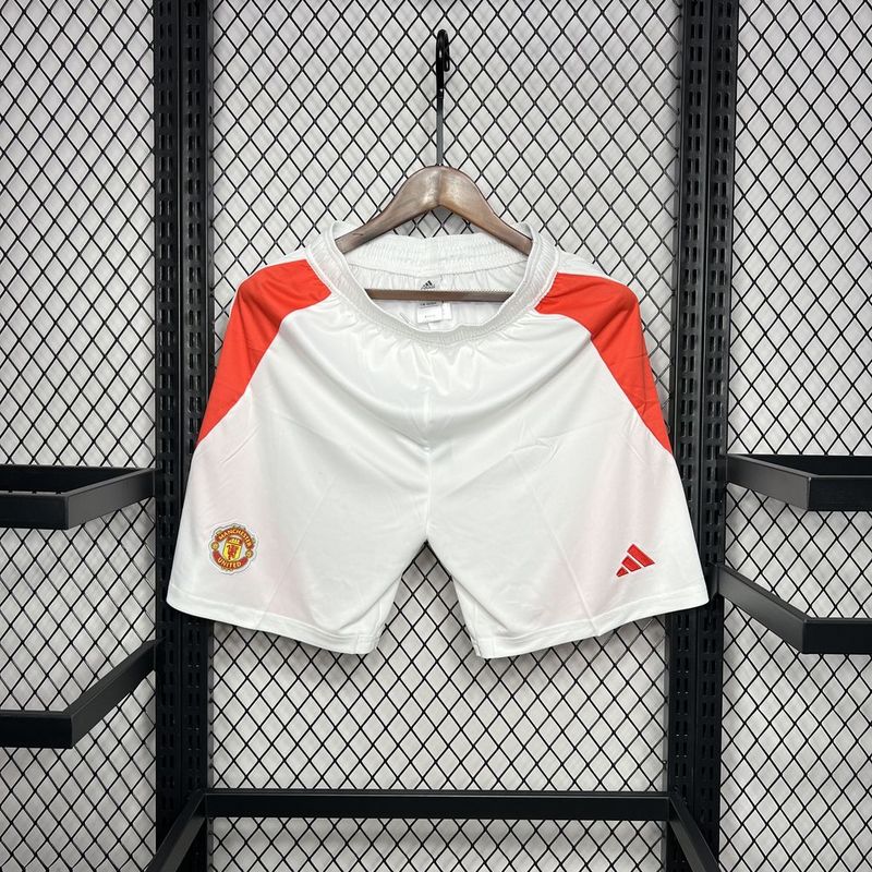 Short Manchester United 24/25 Adidas - Branco