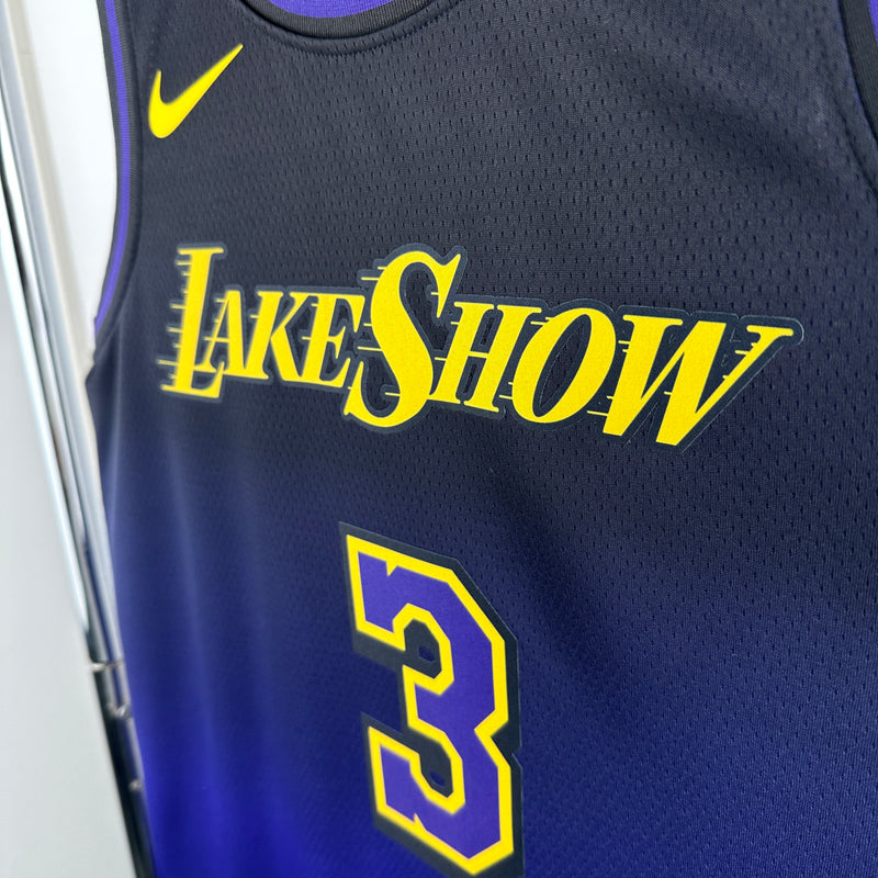 Regata Los Angeles Lakers City 2025 Masculina - Roxa