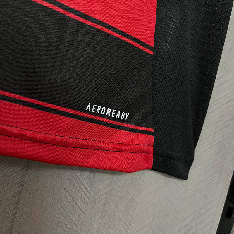 Camisa Flamengo [Com Patrocínio] 2025 Adidas - Rubro Negro