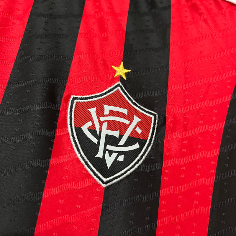 Camisa Vitória Feminina 2025 Volt - Rubro Negra