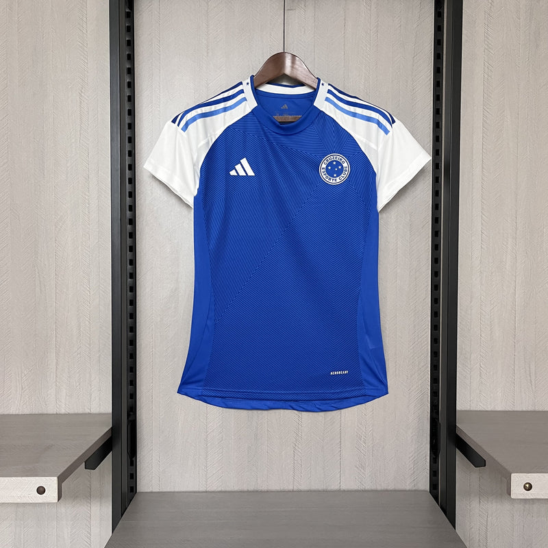 Camisa Cruzeiro Feminina 2025 Adidas - Azul