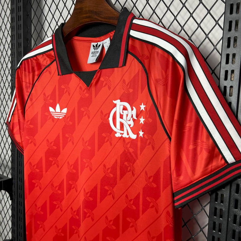 Camisa Flamengo Lifestyler Adidas 24/25 - Vermelho