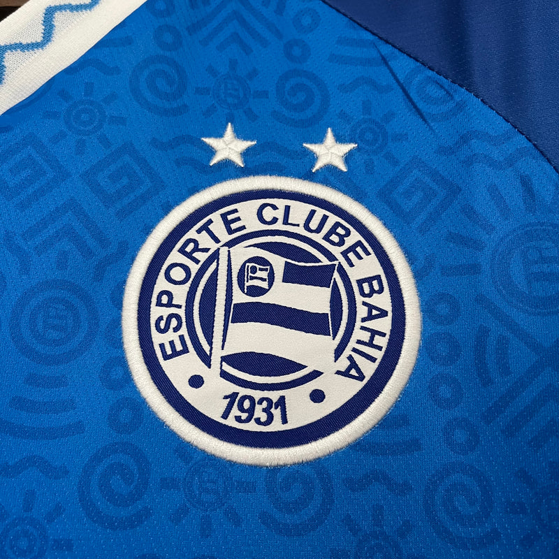Camisa Bahia Consciência Negra 2024 Esquadrão - Azul