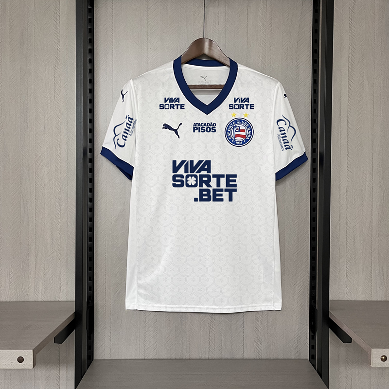 Camisa Bahia [Com Patrocínio] 2025 Puma - Branca