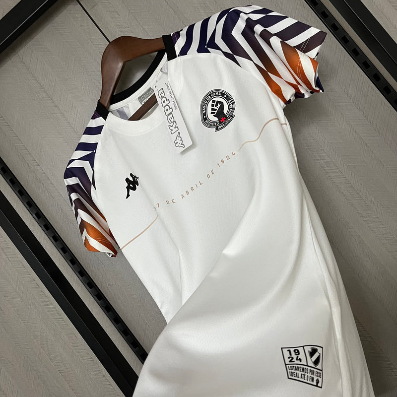 Camisa Vasco da Gama Feminina Consciência Negra 2024 Kappa - Branca