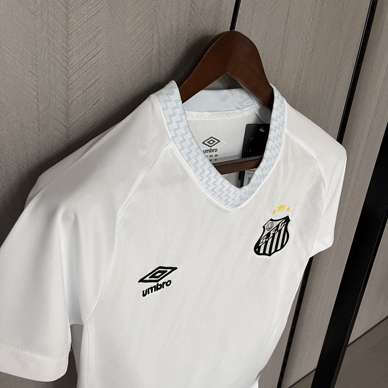 Camisa Santos Feminina 2025 Umbro - Branca