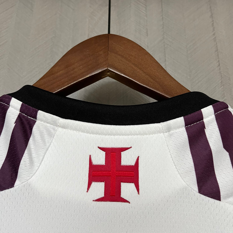 Camisa Vasco da Gama Feminina Consciência Negra 2024 Kappa - Branca