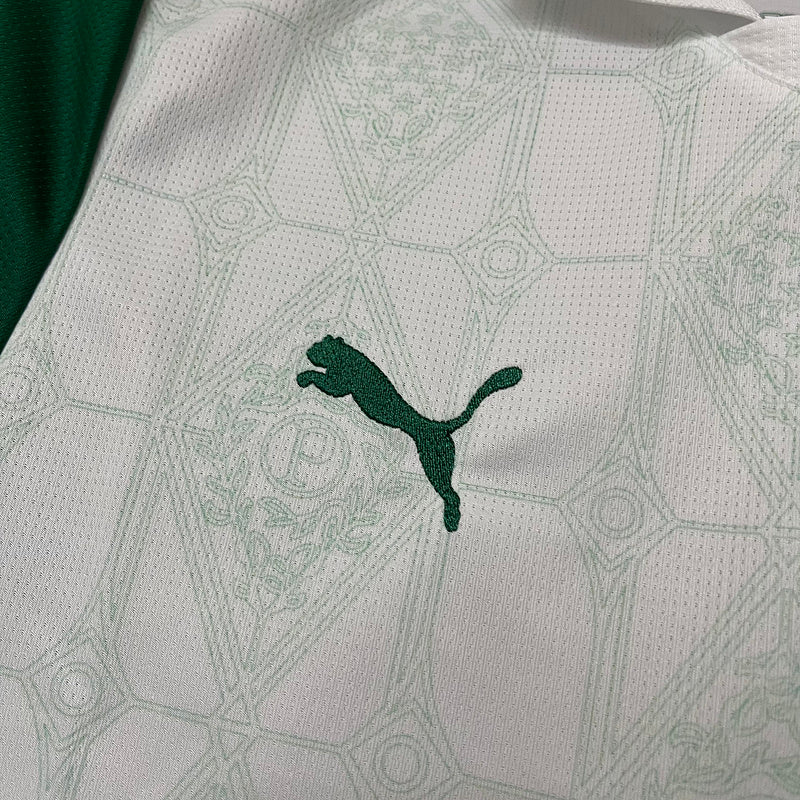 Camisa Palmeiras Feminina 2025 Puma - Branca