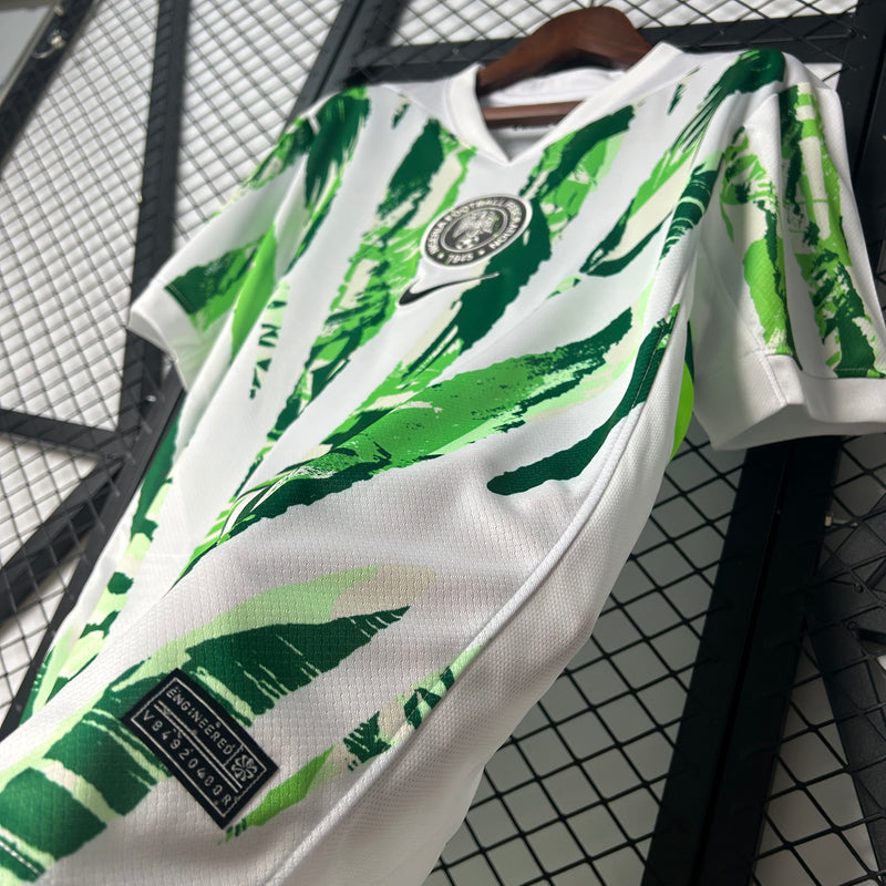 Camisa Seleção Nigéria 2025 Nike - Branca e Verde