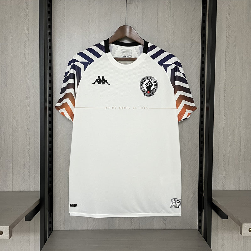 Camisa Vasco da Gama Consciência Negra 2024 Kappa - Branca