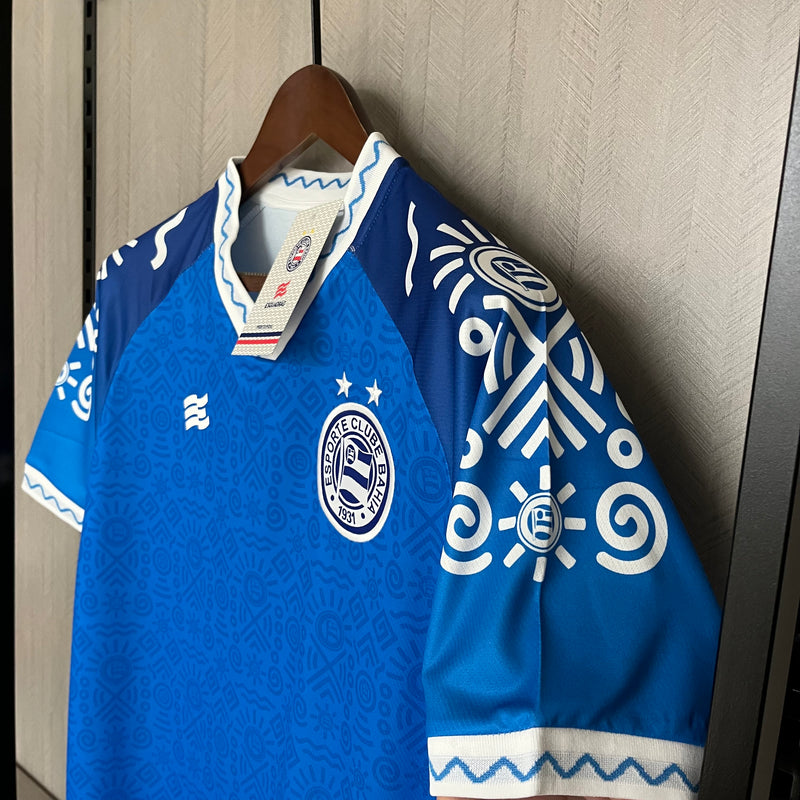 Camisa Bahia Consciência Negra 2024 Esquadrão - Azul