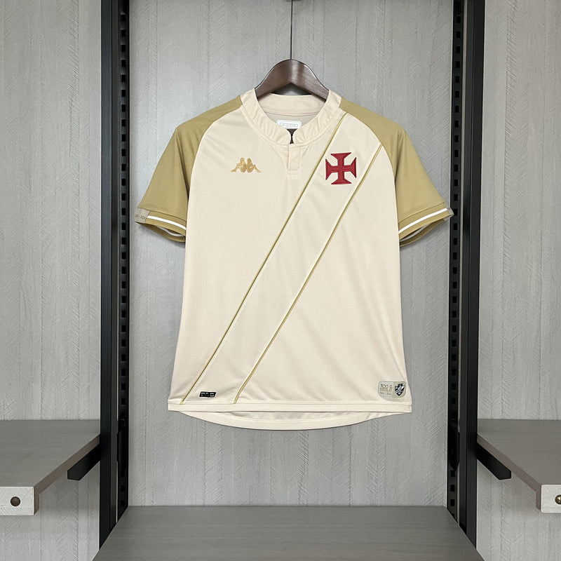 Camisa Vasco da Gama Feminina 2024 Kappa - Bege
