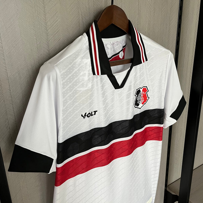 Camisa Santa Cruz 2025 Volt Coral - Branca