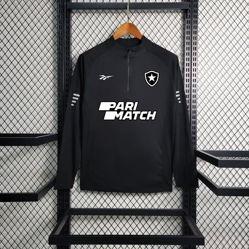 Moletom do Botafogo [Com patrocínio] 2023/24 Preto - Rebook
