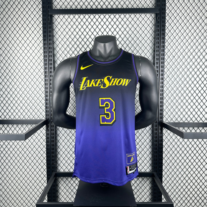 Regata Los Angeles Lakers City 2025 Masculina - Roxa