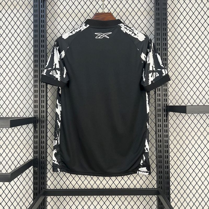Camisa Botafogo 2025 Rebook - Preta e Branca