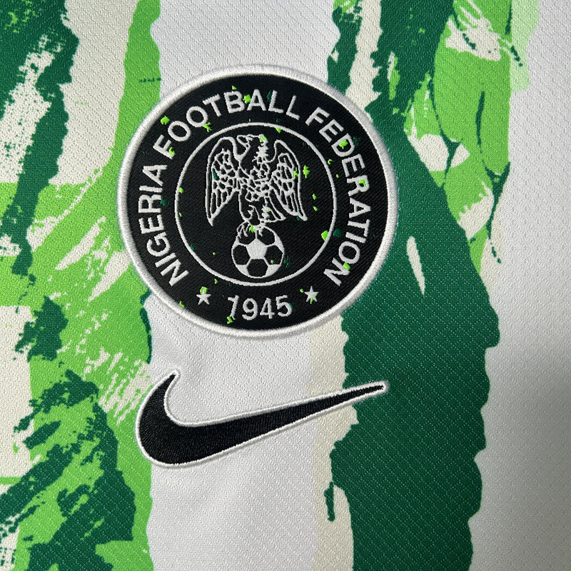 Camisa Seleção Nigéria 2025 Nike - Branca e Verde