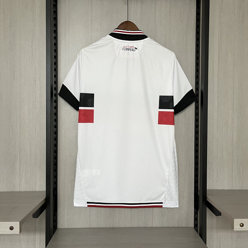 Camisa Santa Cruz 2025 Volt Coral - Branca
