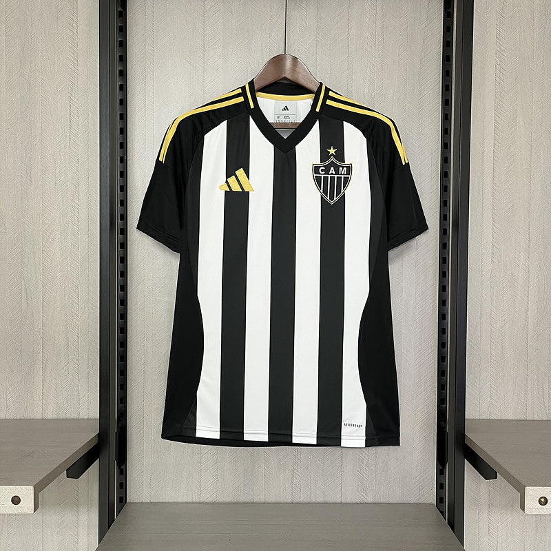 Camisa Atlético MG 2025 Adidas - Preta e Branca