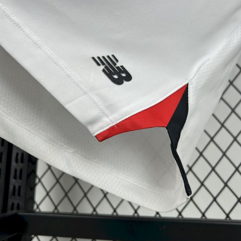 Camisa São Paulo [Com Patrocínio] 2025 New Balance - Branca