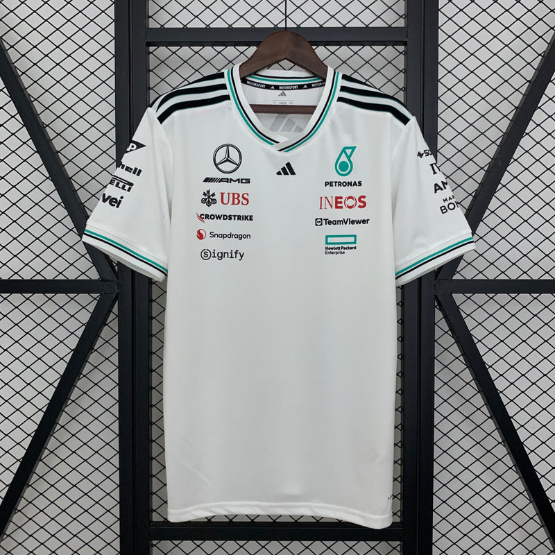 Camisa F1 Mercedes Racing 2025 - Branca