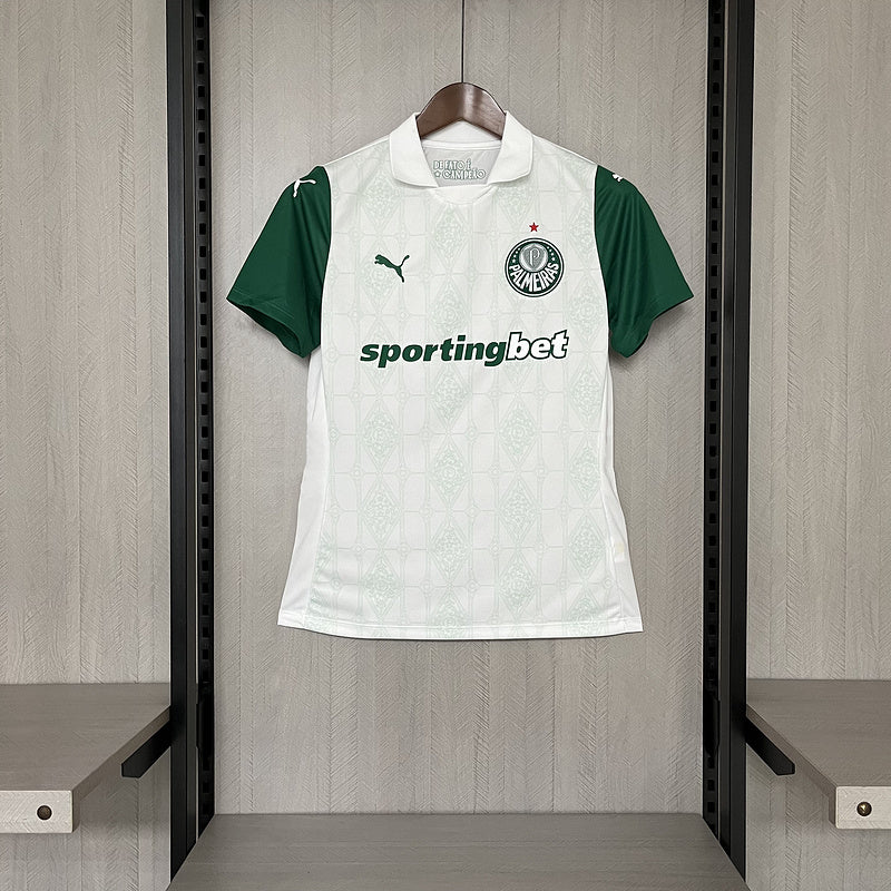 Camisa Palmeiras Feminina 2025 Puma - Branca