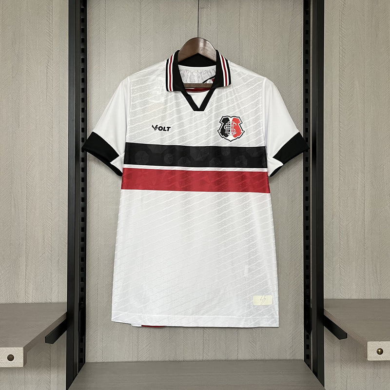Camisa Santa Cruz 2025 Volt Coral - Branca