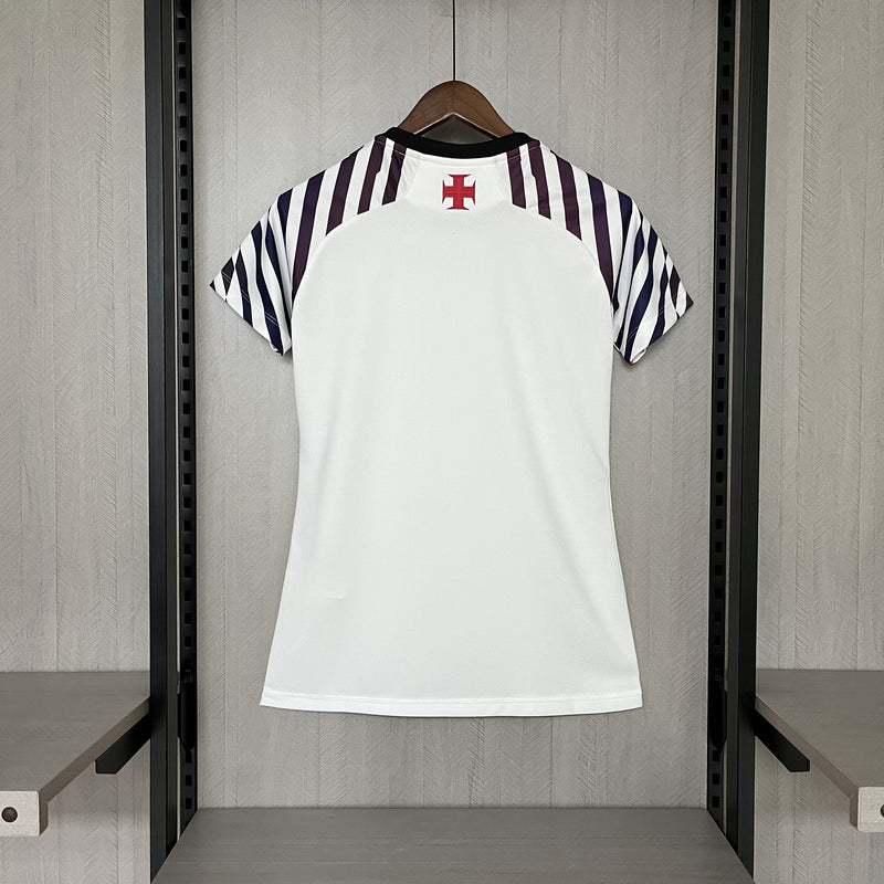 Camisa Vasco da Gama Feminina Consciência Negra 2024 Kappa - Branca