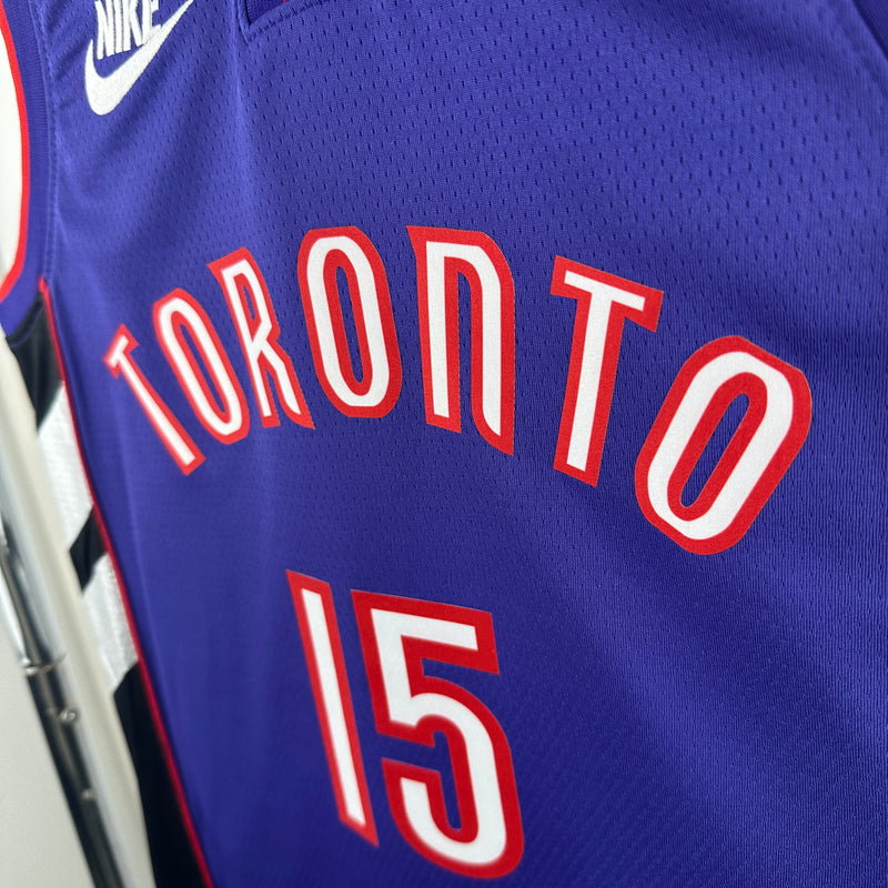Regata Toronto Raptors Retrô 2025 Masculina - Roxa