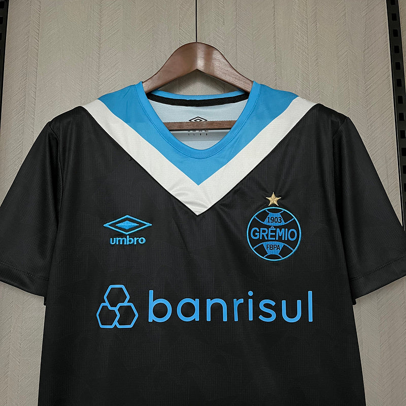 Camisa Grêmio III 2024 Umbro - Preta