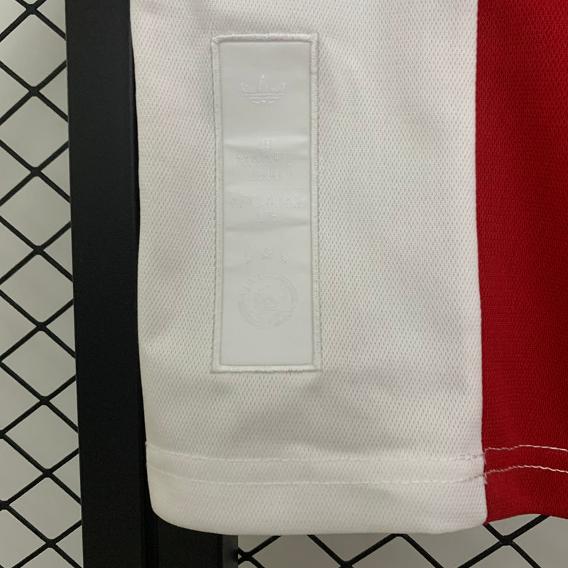 Camisa Ajax Edição Comemorativa 25/26 Adidas - Branca e Vermelha