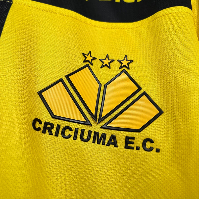 Camisa Criciúma 2025 Volt - Amarela e Preta