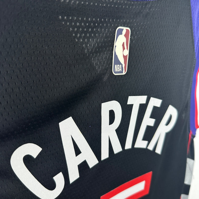 Regata Toronto Raptors Retrô 2025 Masculina - Roxa