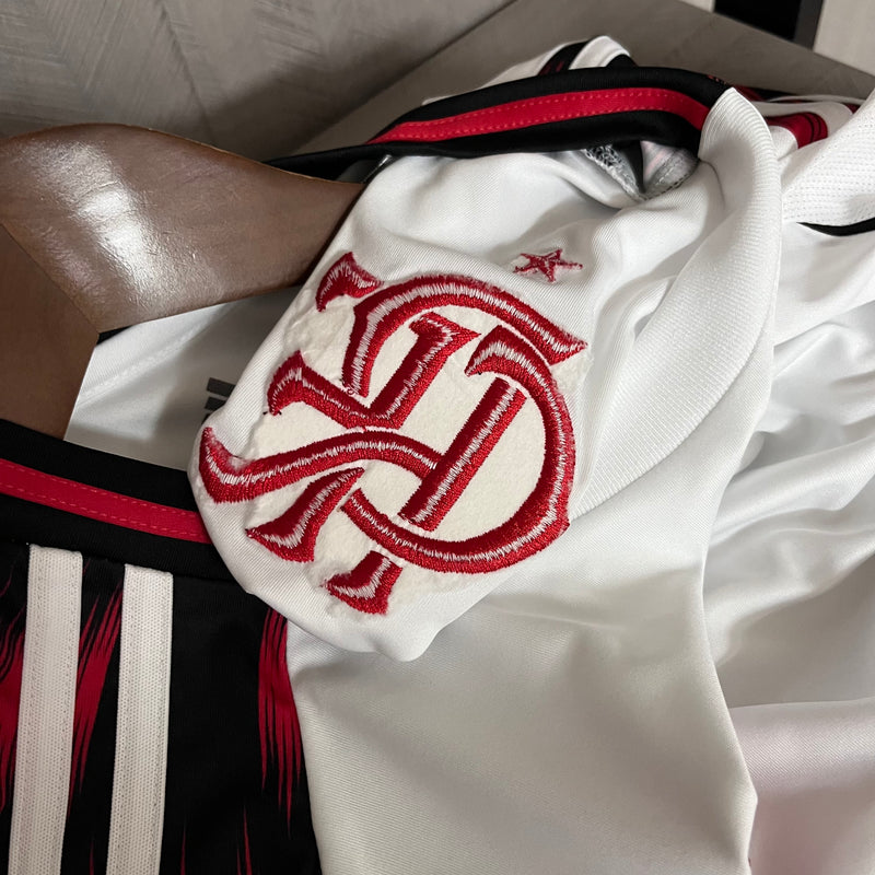 Camisa Flamengo [Com Patrocínio] 2025 Adidas - Branca