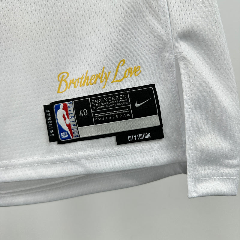 Regata Philadelphia 76ers City Masculina 2025 - Branca
