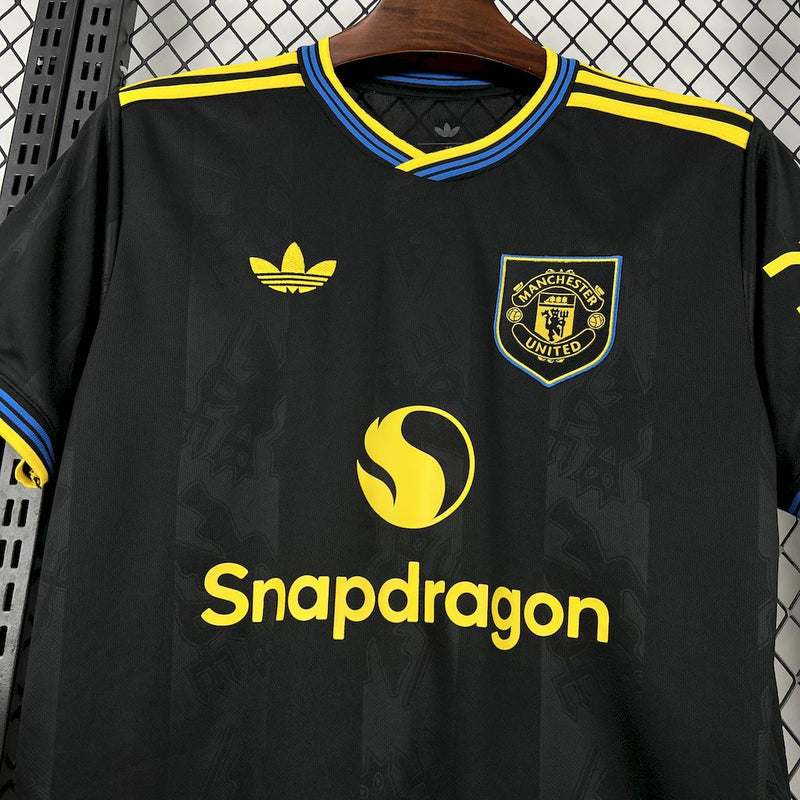 Camisa Manchester United 2025/26 Adidas - Preta