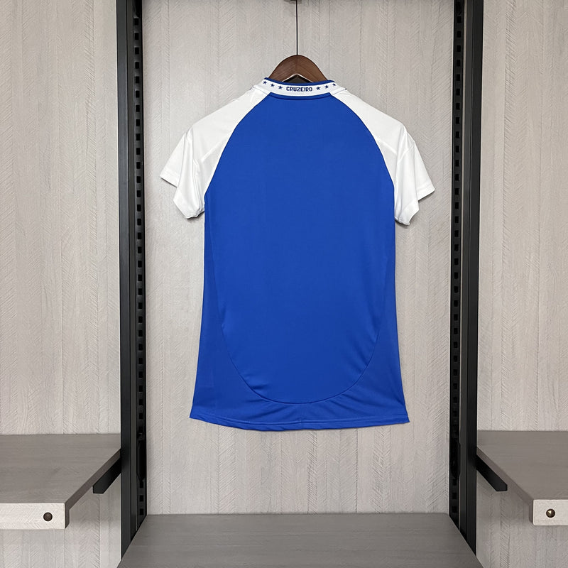 Camisa Cruzeiro Feminina 2025 Adidas - Azul