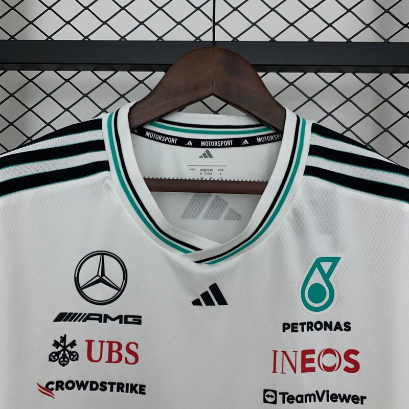 Camisa F1 Mercedes Racing 2025 - Branca