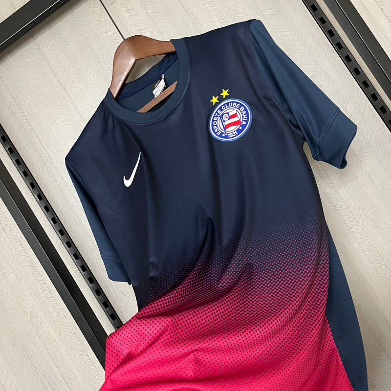 Camisa Bahia Retrô 2013/14 Nike - Azul/Rosa