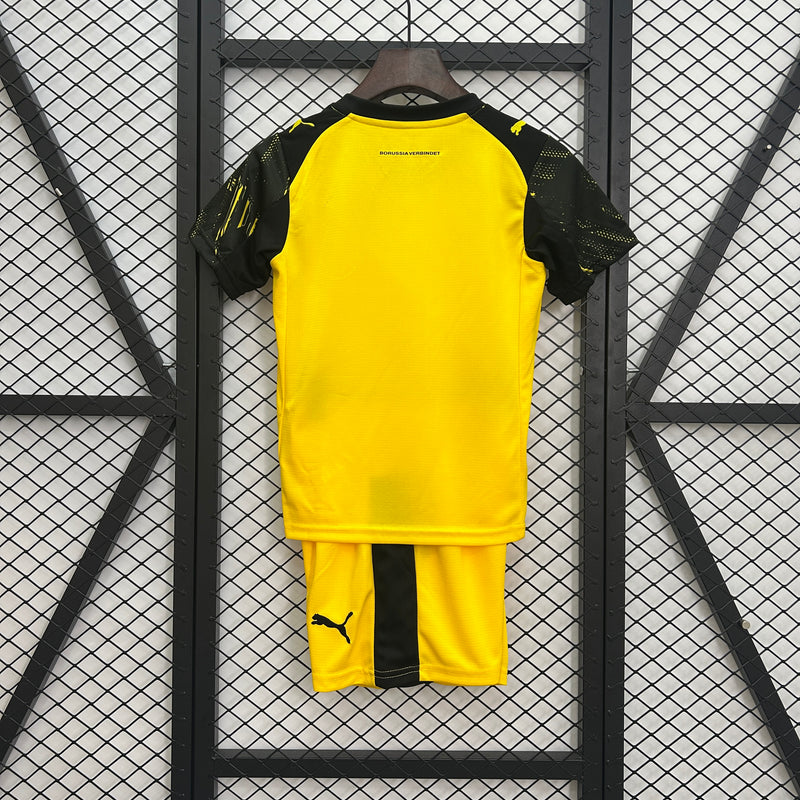 Kit Infantil Borussia Dortmund 25/26 Puma - Amarela