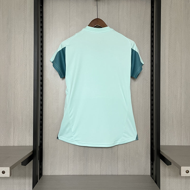 Camisa Cruzeiro Treino Feminina 2025 Adidas - Azul Claro