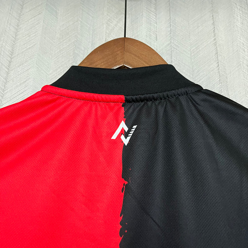 Camisa Vitória Feminina 2025 Volt - Vermelha e Preta