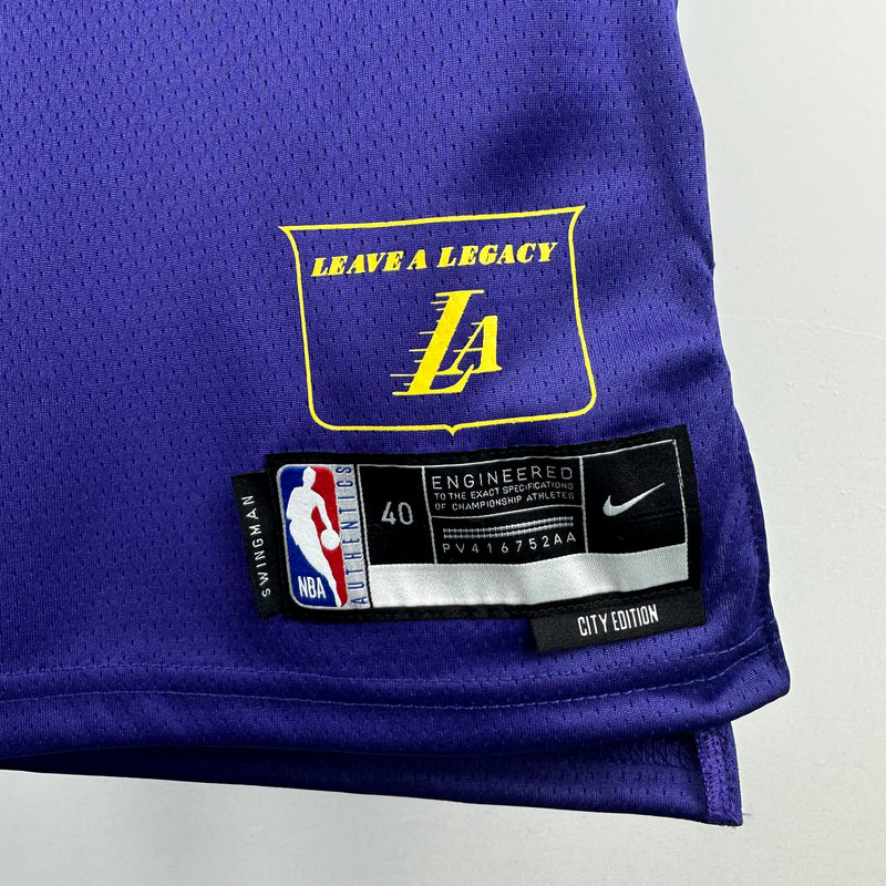Regata Los Angeles Lakers City 2025 Masculina - Roxa