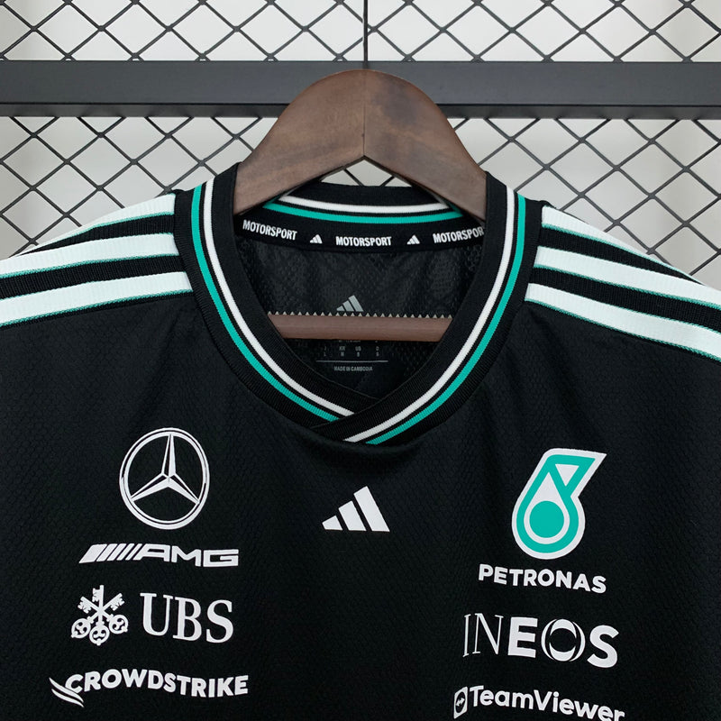 Camisa F1 Mercedes Racing 2025 - Preta