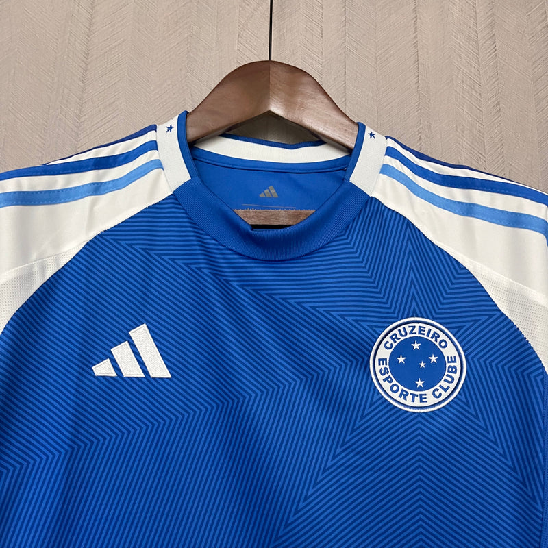 Camisa Cruzeiro Feminina 2025 Adidas - Azul