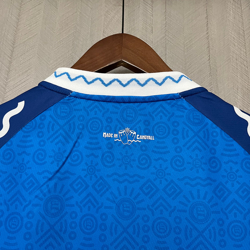 Camisa Bahia Feminina Consciência Negra 2024 Esquadrão - Azul