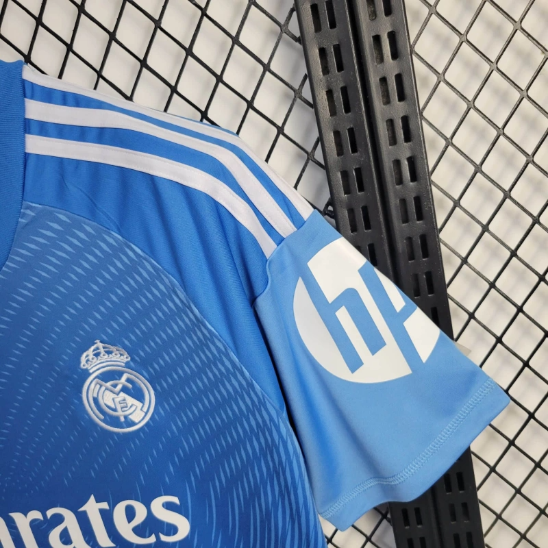 Camisa Real Madrid Goleiro 25/26 Adidas - Azul