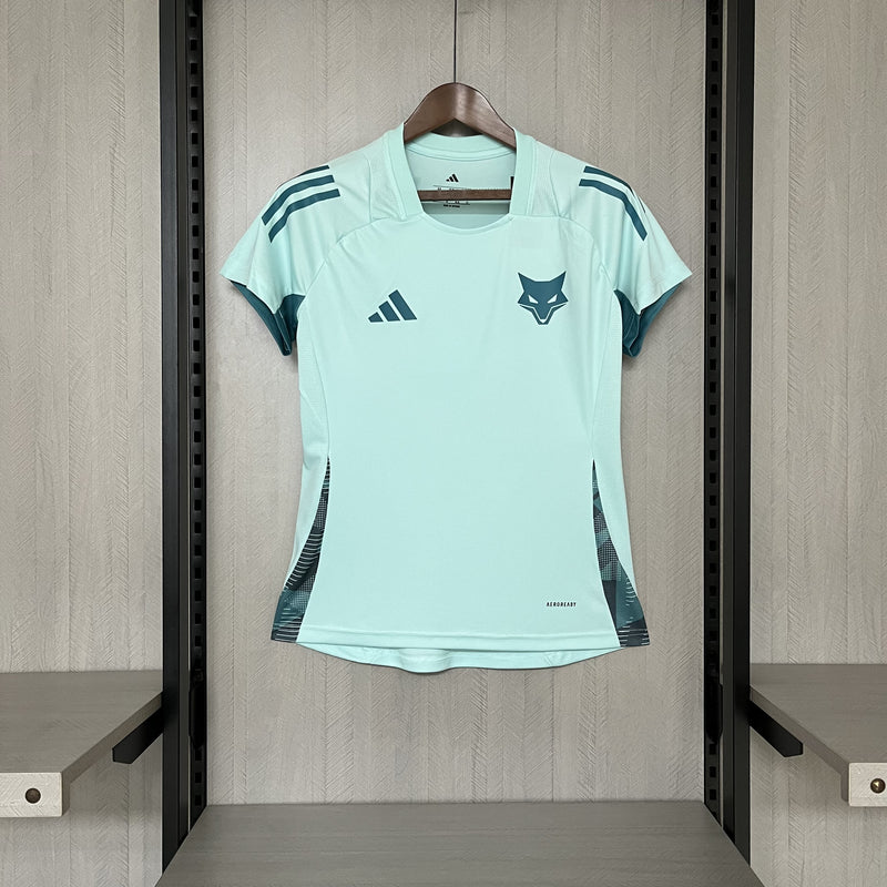 Camisa Cruzeiro Treino Feminina 2025 Adidas - Azul Claro