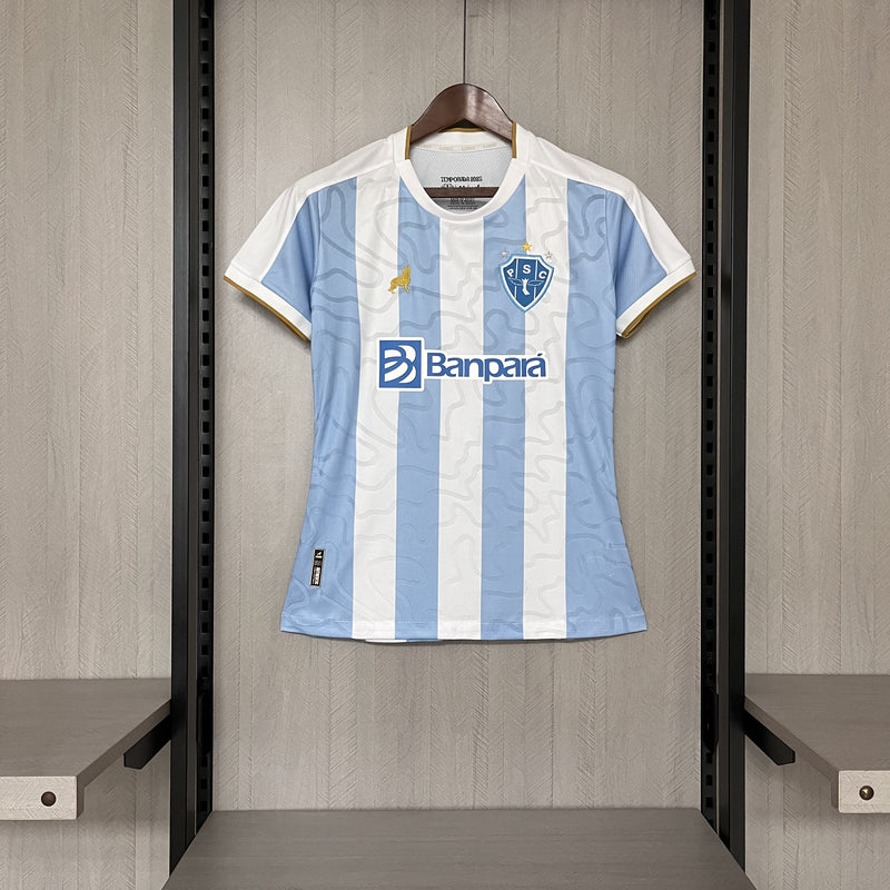 Camisa Paysandu Feminina 2025 Lobo - Azul e Branca