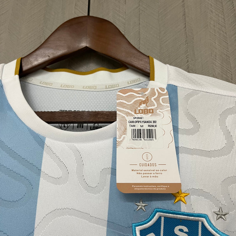 Camisa Paysandu 2025 Lobo - Branco e Azul